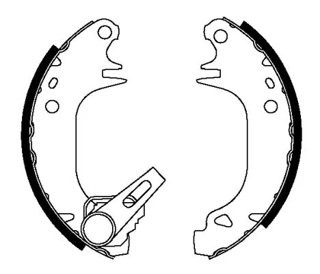1x Brake Shoe Set