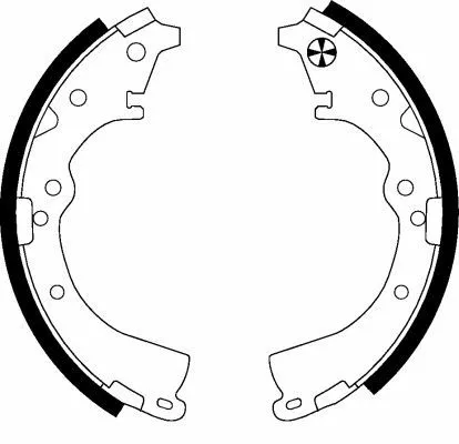 1x Brake Shoe Set