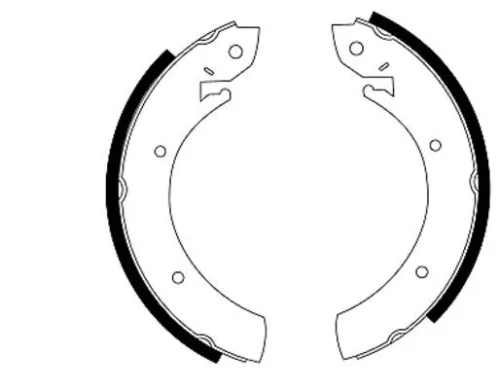 1x Brake Shoe Set