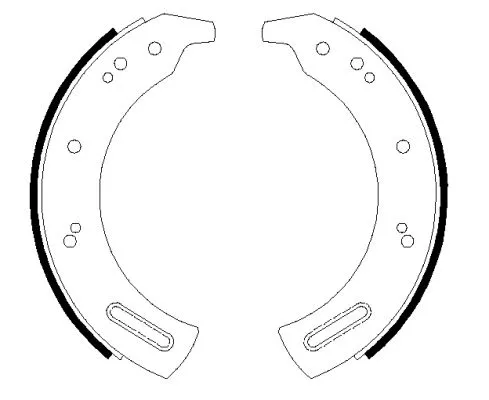 MINTEX MINTEX MGR60 1x Brake Shoe Set 