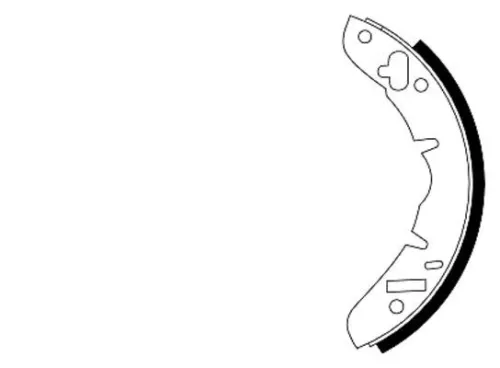 MINTEX MINTEX MLR17 1x Brake Shoe Set 