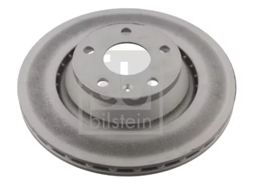 2x Febi Rear Internally Vented Brake Disc For Audi Tt