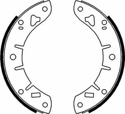 MINTEX MINTEX MLR47 1x Brake Shoe Set 