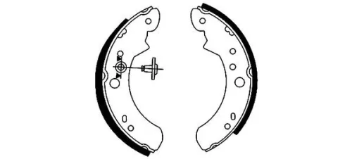 1x Brake Shoe Set