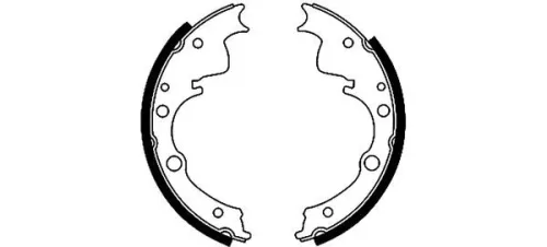 MINTEX MINTEX MLR69 1x Brake Shoe Set 
