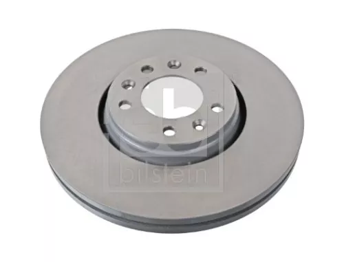 2x Febi Front Internally Vented Brake Disc For Citroën Fiat Peugeot Toyota