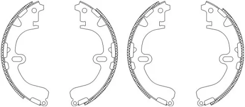MINTEX MINTEX MSK192 1x Brake Shoe Set 