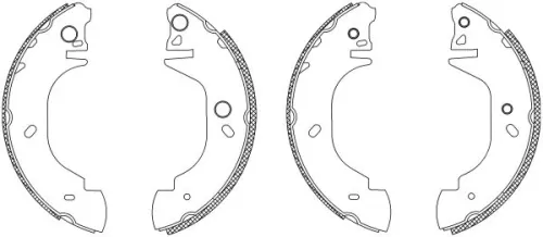 MINTEX MINTEX MSK217 1x Brake Shoe Set 