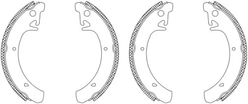 1x Brake Shoe Set