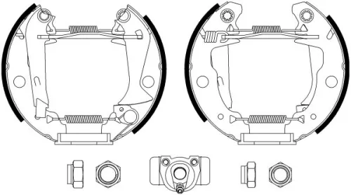 1x Brake Shoe Set