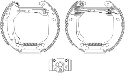 1x Brake Shoe Set