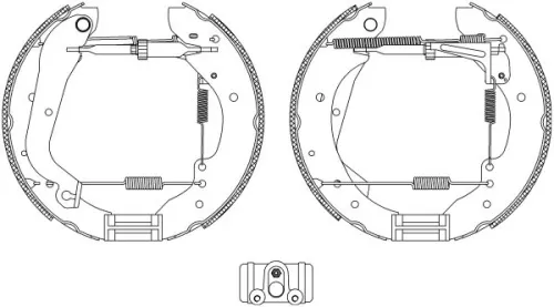 1x Brake Shoe Set