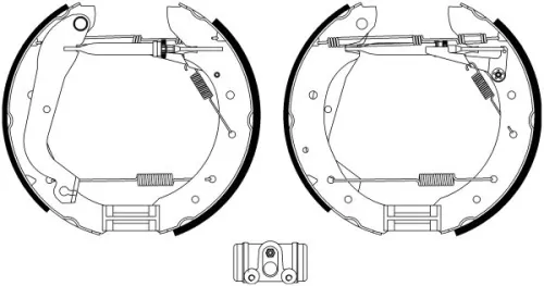 1x Brake Shoe Set