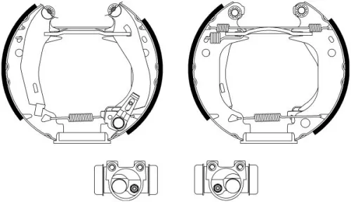 1x Brake Shoe Set