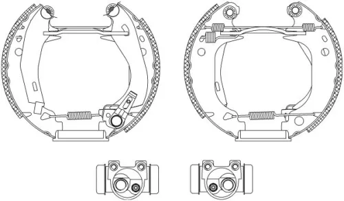 1x Brake Shoe Set