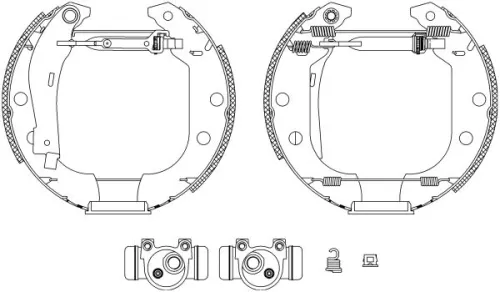 MINTEX MINTEX MSP035 1x Brake Shoe Set 