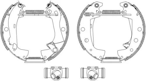 MINTEX MINTEX MSP040 1x Brake Shoe Set 