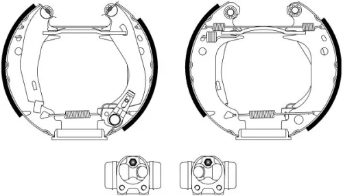 1x Brake Shoe Set