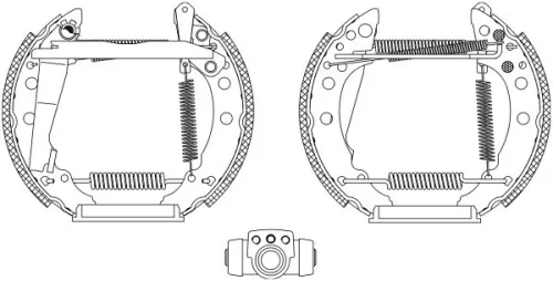 1x Brake Shoe Set