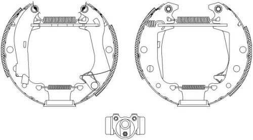 1x Brake Shoe Set