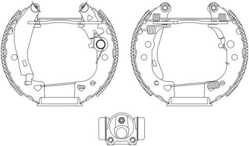 MINTEX MINTEX MSP064 1x Brake Shoe Set 