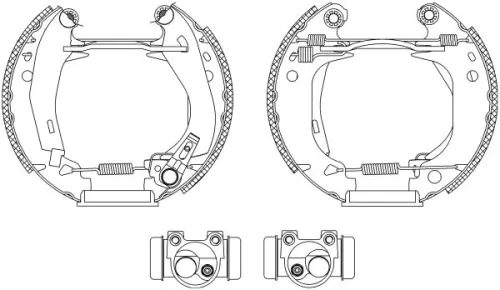 1x Brake Shoe Set
