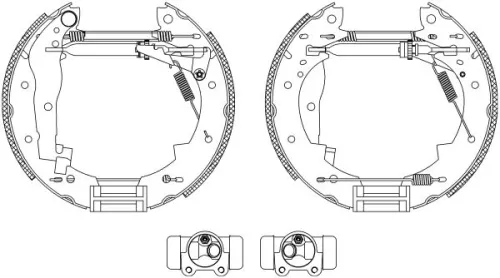 1x Brake Shoe Set