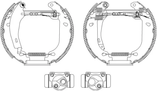 1x Brake Shoe Set