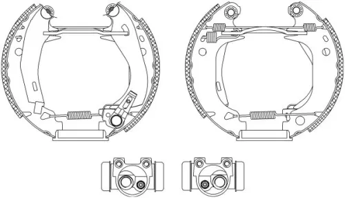 1x Brake Shoe Set