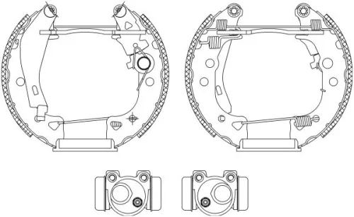 1x Brake Shoe Set
