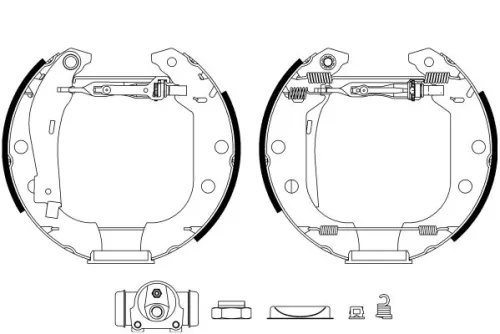 1x Brake Shoe Set