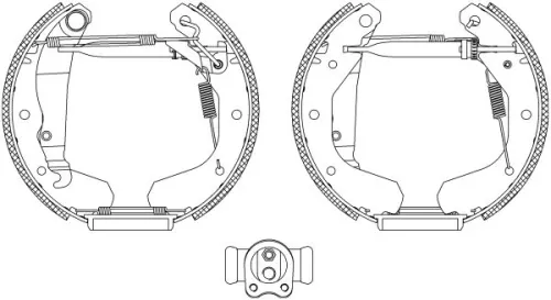 1x Brake Shoe Set