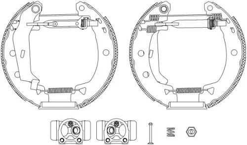 1x Brake Shoe Set