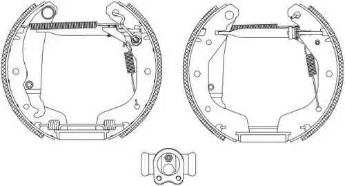 1x Brake Shoe Set