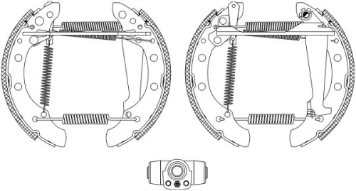 1x Brake Shoe Set