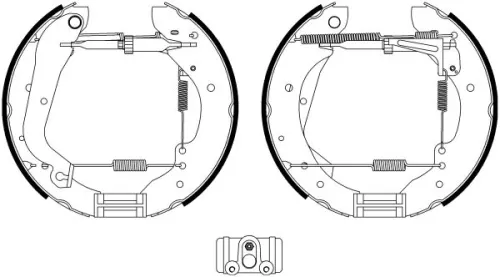 1x Brake Shoe Set