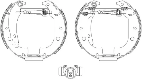 1x Brake Shoe Set
