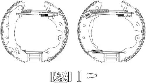 1x Brake Shoe Set
