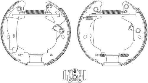 1x Brake Shoe Set