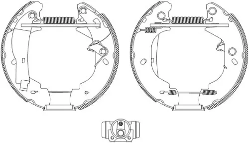 1x Brake Shoe Set