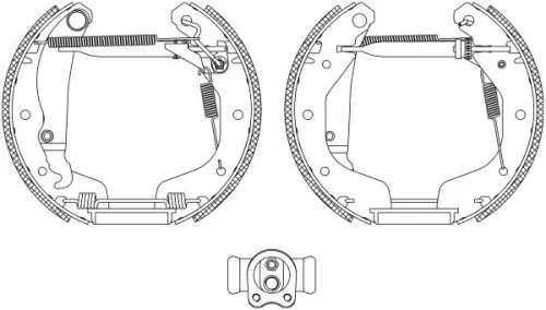 1x Brake Shoe Set