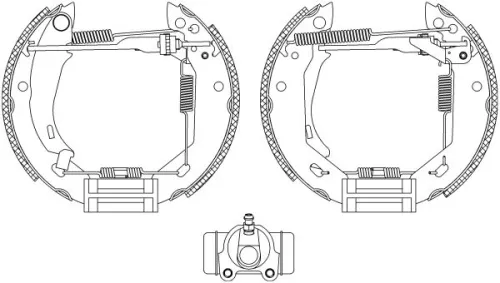 1x Brake Shoe Set