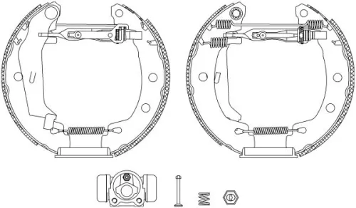 1x Brake Shoe Set