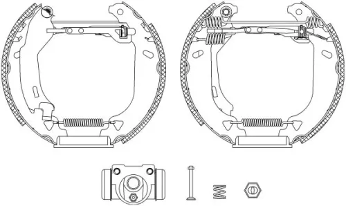 1x Brake Shoe Set