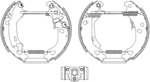 1x Brake Shoe Set