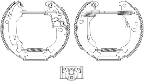 1x Brake Shoe Set
