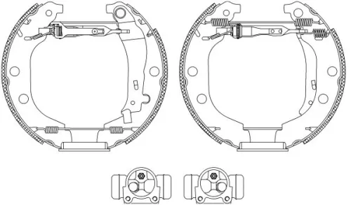 1x Brake Shoe Set