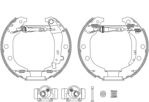 1x Brake Shoe Set