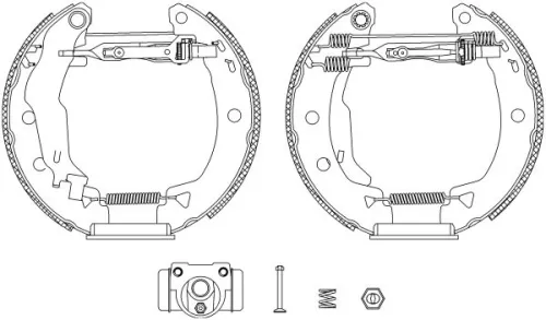 1x Brake Shoe Set