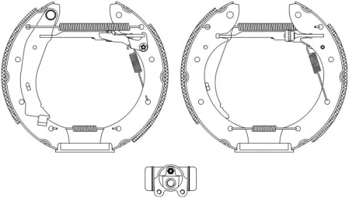 1x Brake Shoe Set